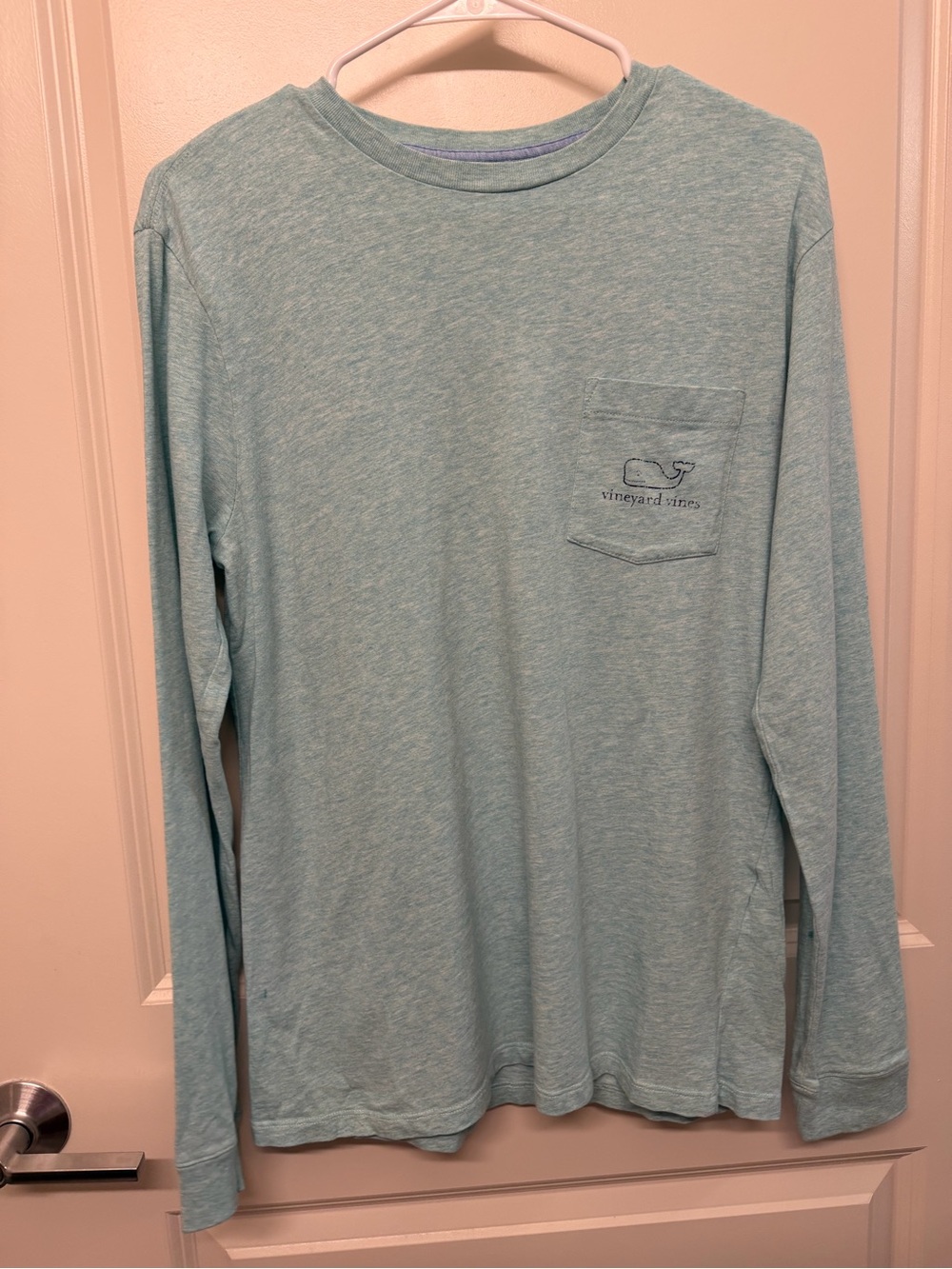 Vineyard Vines Men's Long-Sleeve Pocket Tee - Seafoam